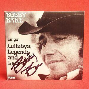Bobby Bare Sings Lullabys Legends and Lies 2  Discs CD 2007 Signed